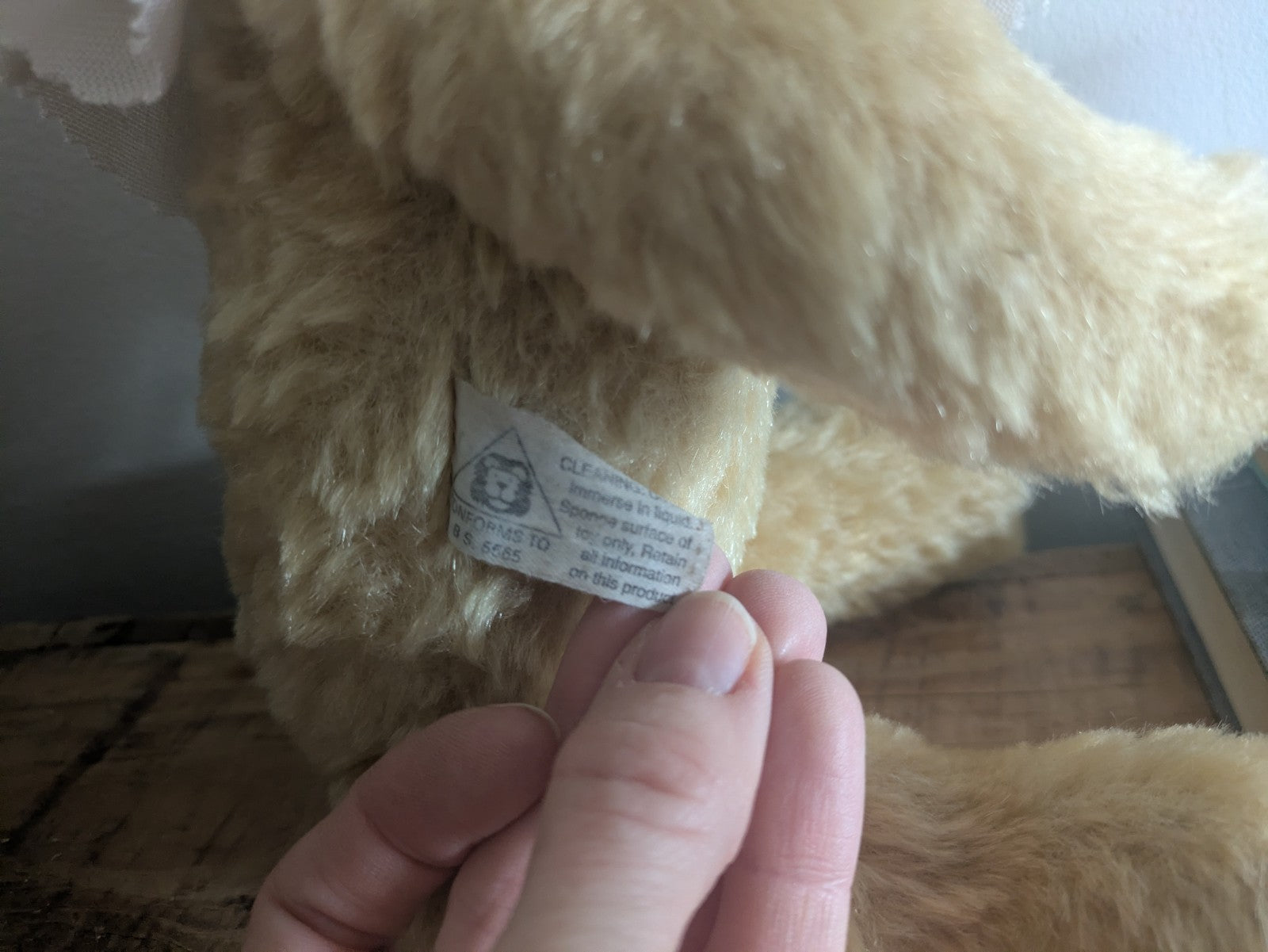 Antique Merrythought English Old 1930s Jointed Mohair Teddy Bear Arriculated Vgc