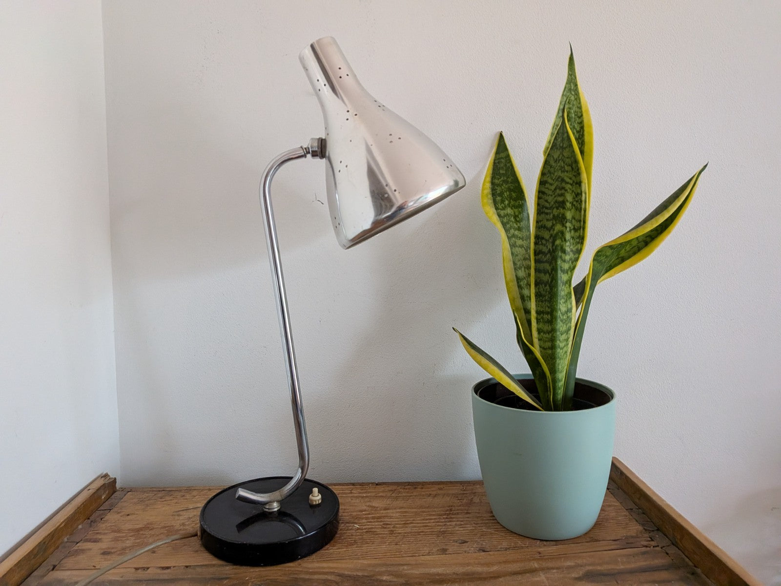 Anglepoise Prescolite Chrome Desk Lamp 1950s Mid Century Modernist Bakelite Rare