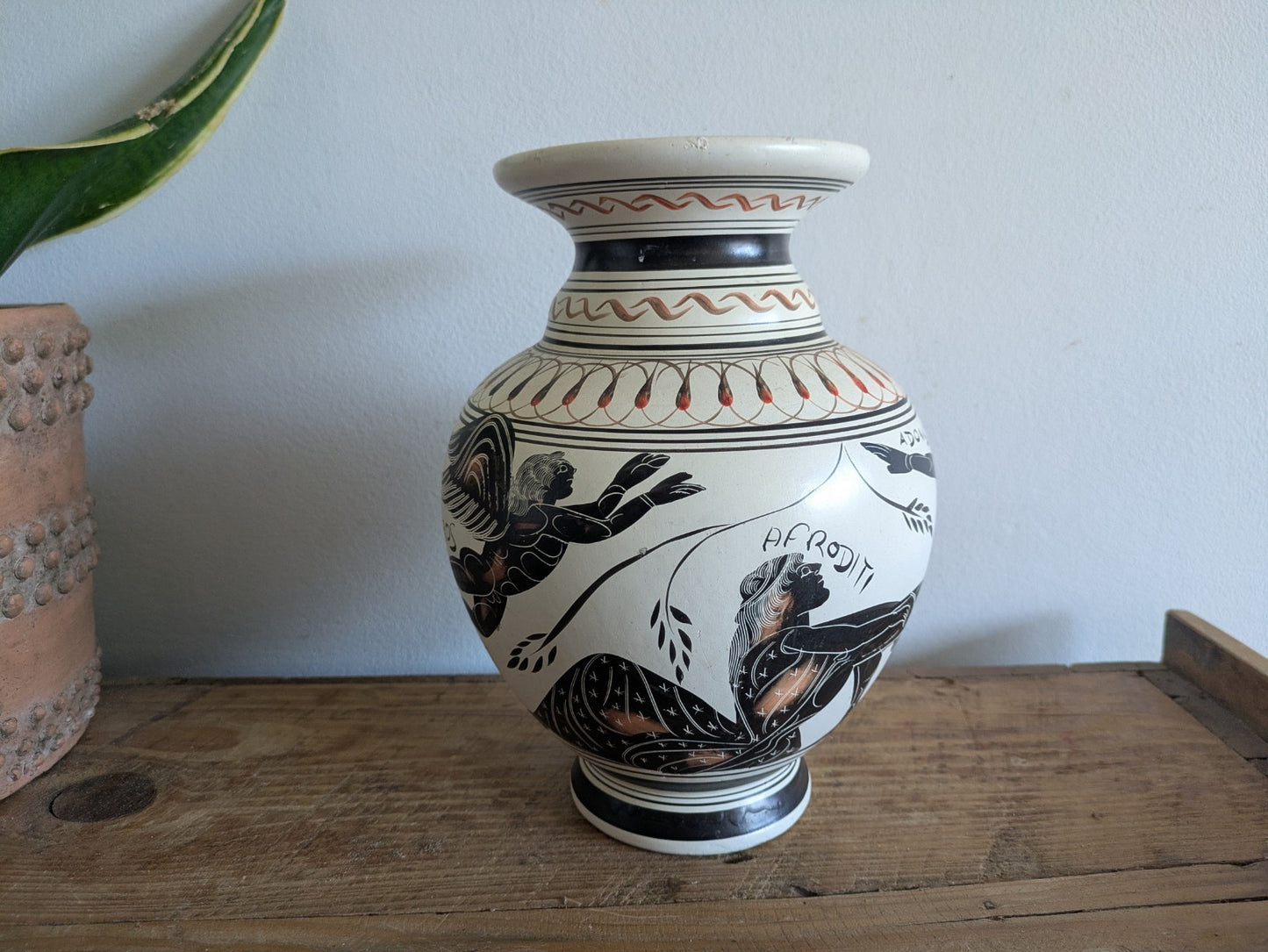 Museum Copy Rhodes Korrinthian Classical Period Pottery Vase Hand Made Modern