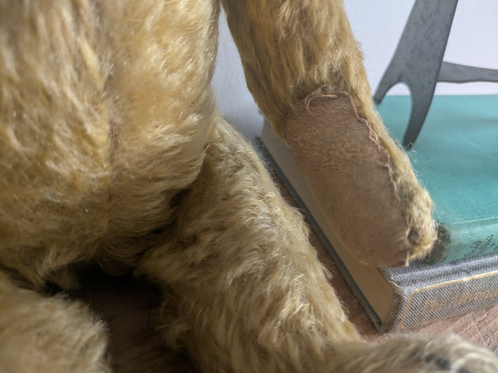 Antique Old Vintage Mohair Germany Bear 1930s Growler 40cmH Toy Teddy Bear Prop