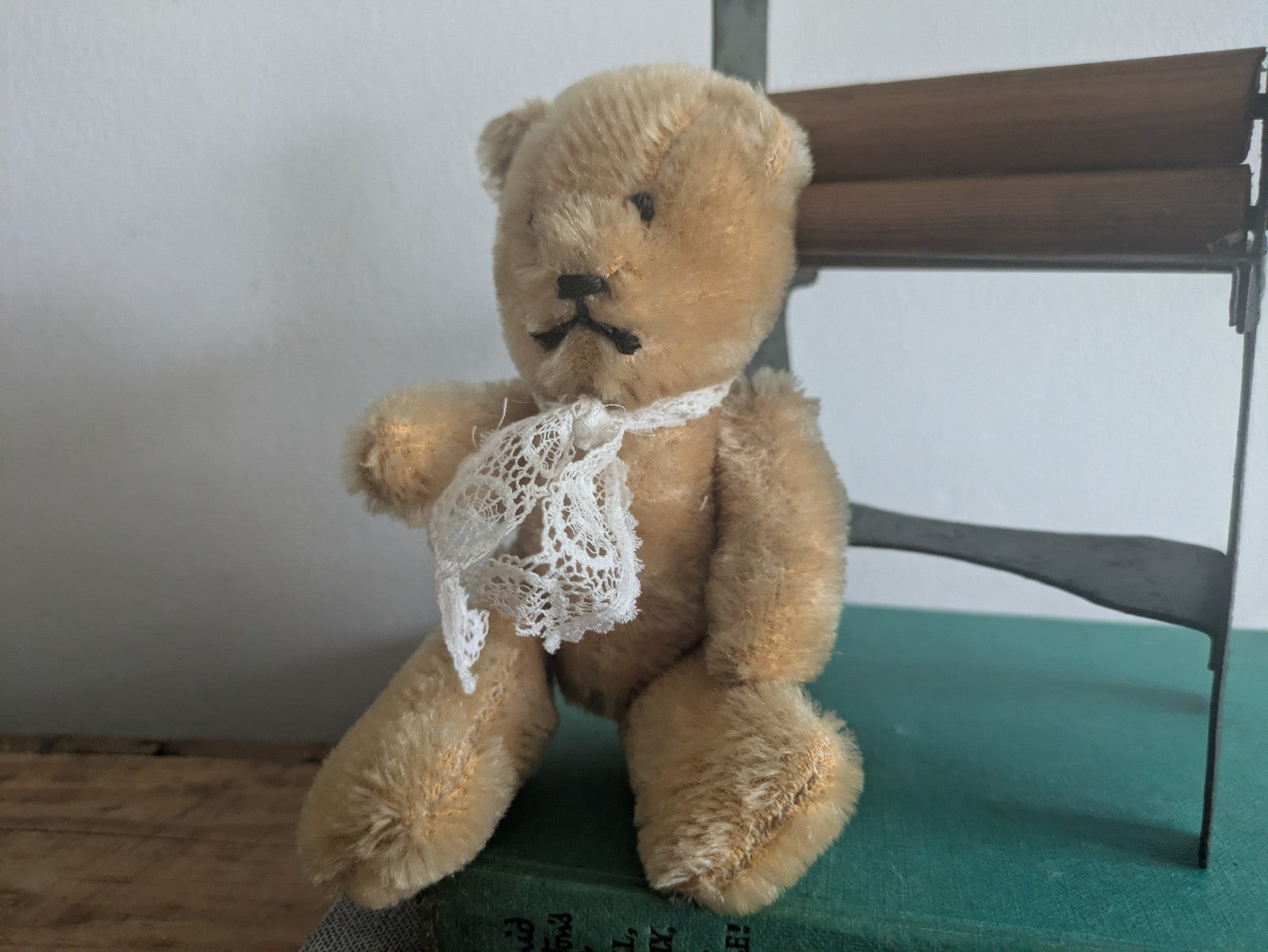 Vintage Mohair Miniature Small Schuco Bear Rare Articulated Jointed Tiny Vgc ..