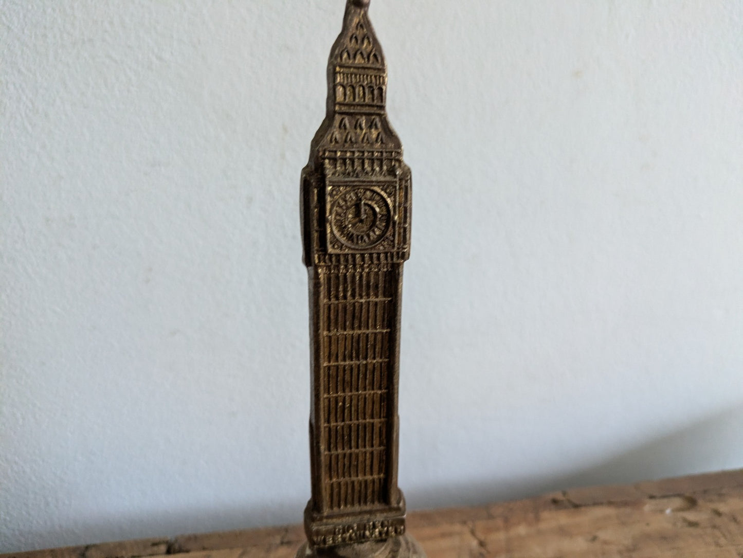 Brass "Big Ben Westminster" Collectible Bell Building London Parliament Gift Vtg