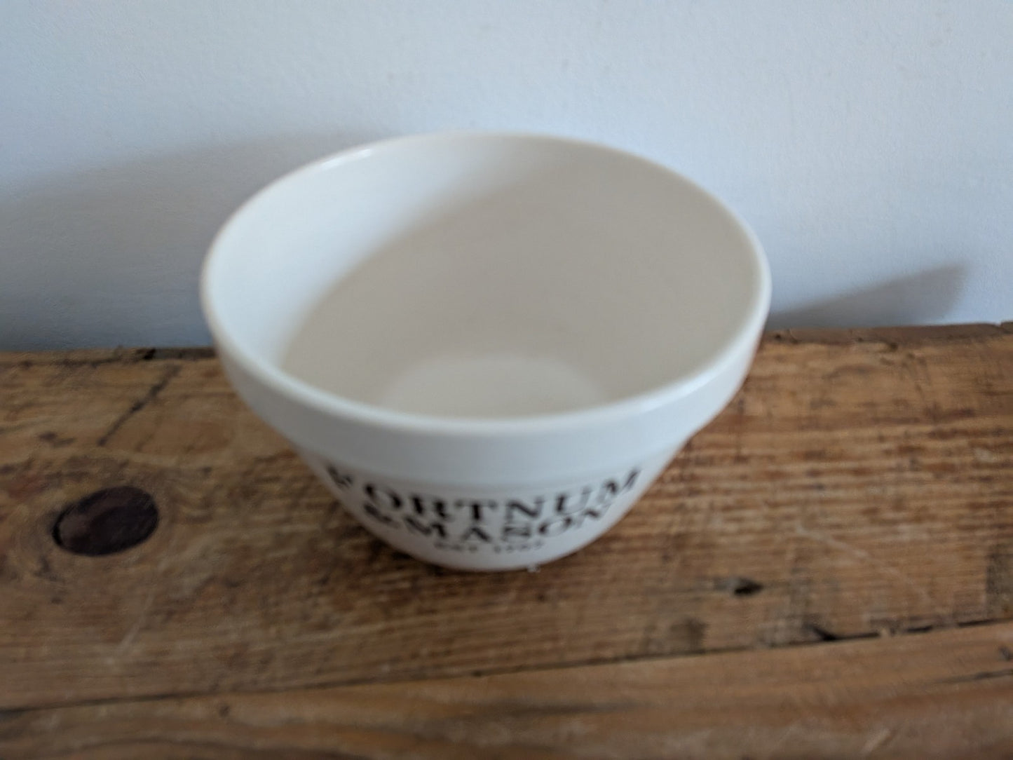 FORTNUM AND MASON Small Figgy Pudding Basin Mixing Baking Vtg Style Vgc Stonewar