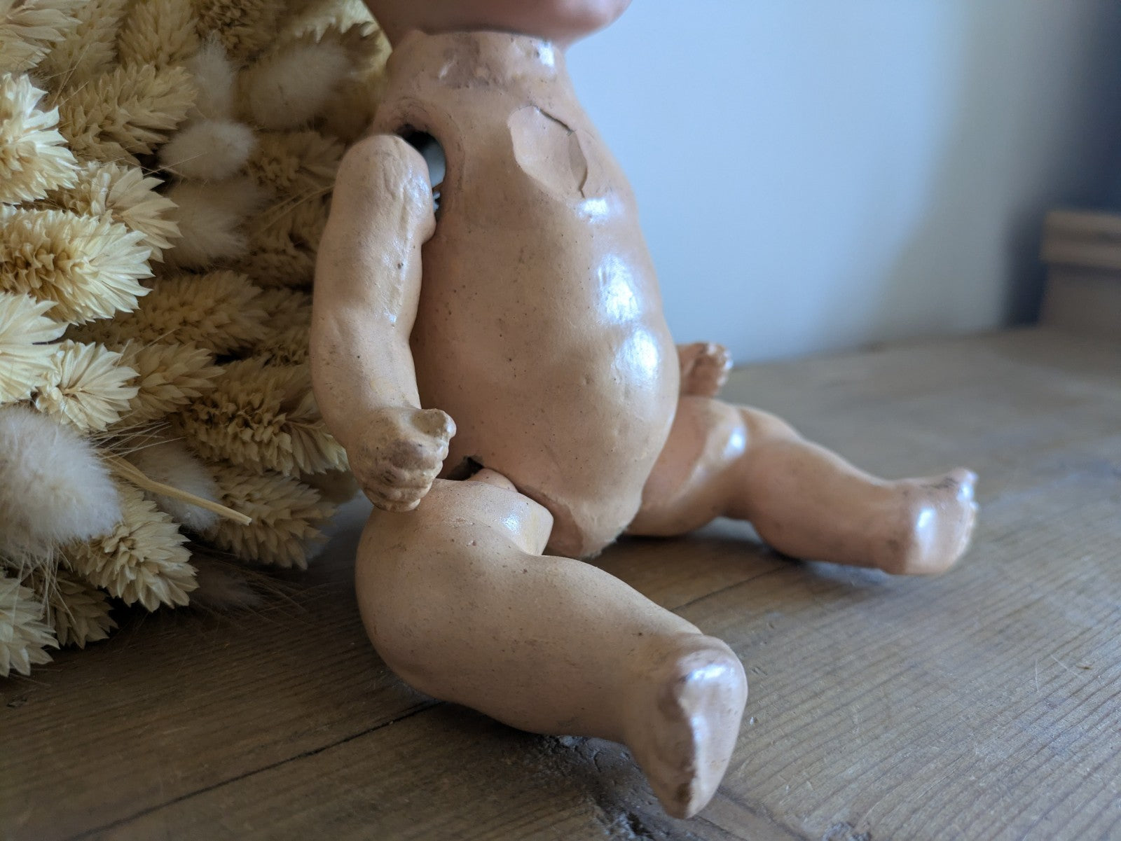 Armand Marseille Am Germany Antique Bisque Doll Baby Composite Body 351/4/0k Vtg