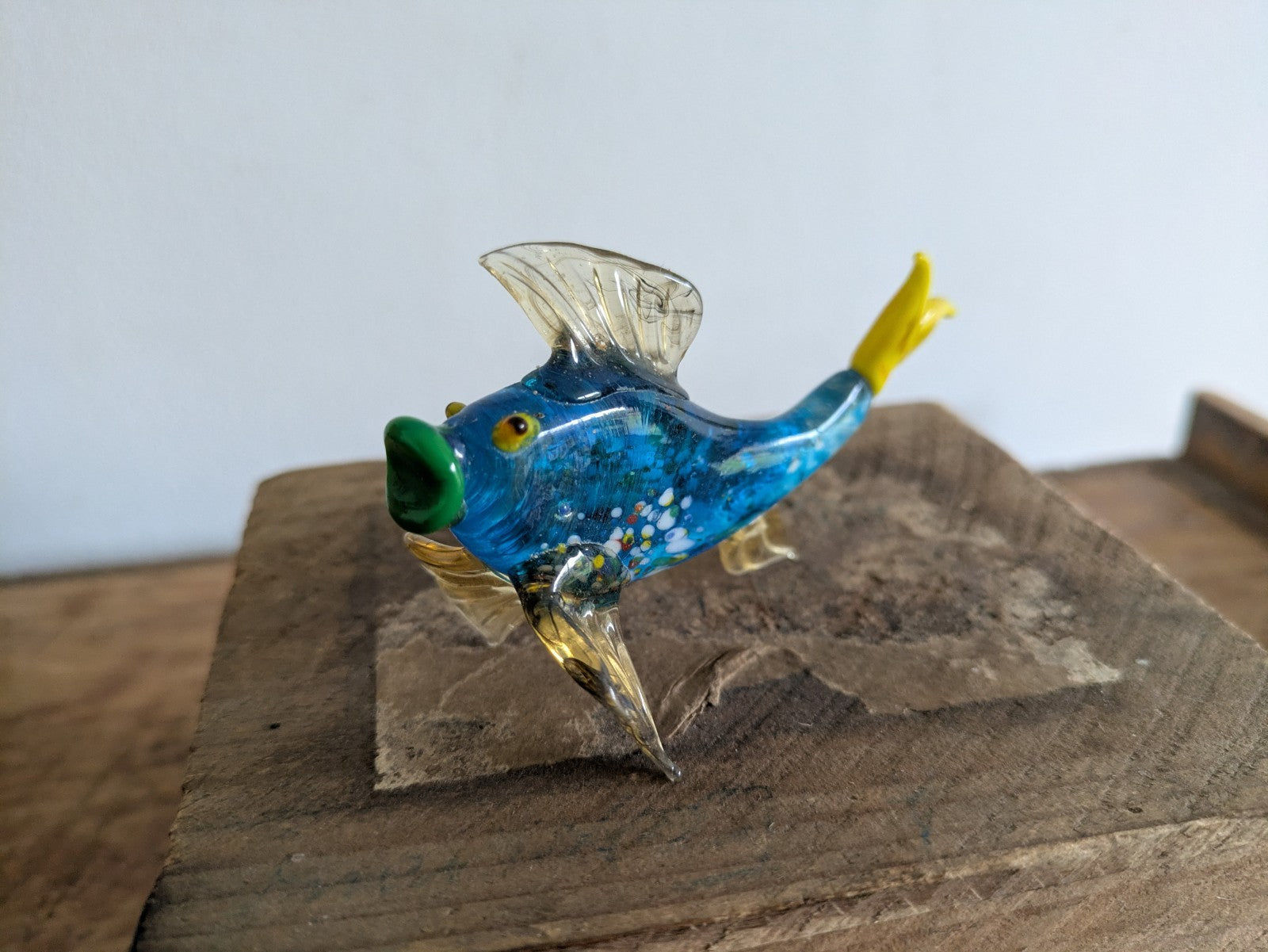 GLASS Animal Murano Glass Art Fish Souvenir Vintage Mid Century Retro Figurine!