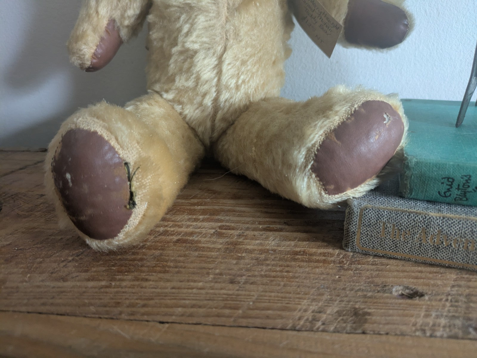 Antique Merrythought English Old 1930s Jointed Mohair Teddy Bear Arriculated Vgc