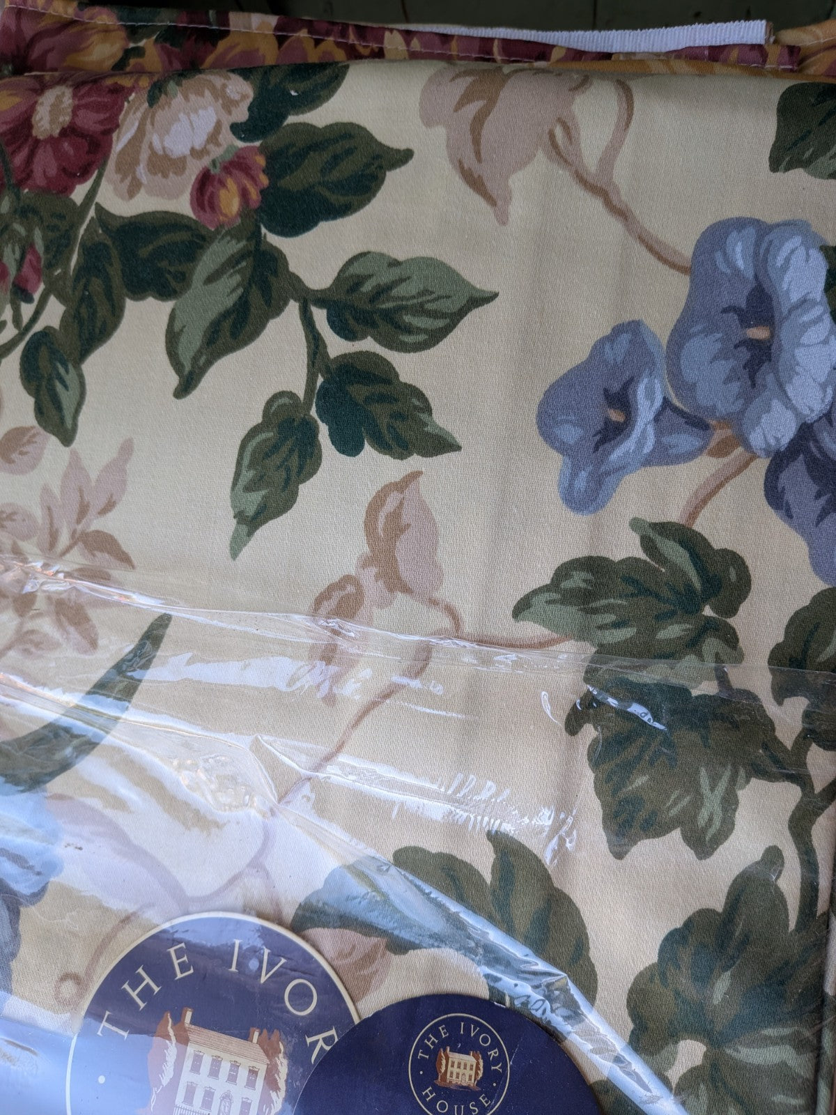 Ivory House Lined Curtains 228cm W 137cm D Floral Chic New Ready to Hang 