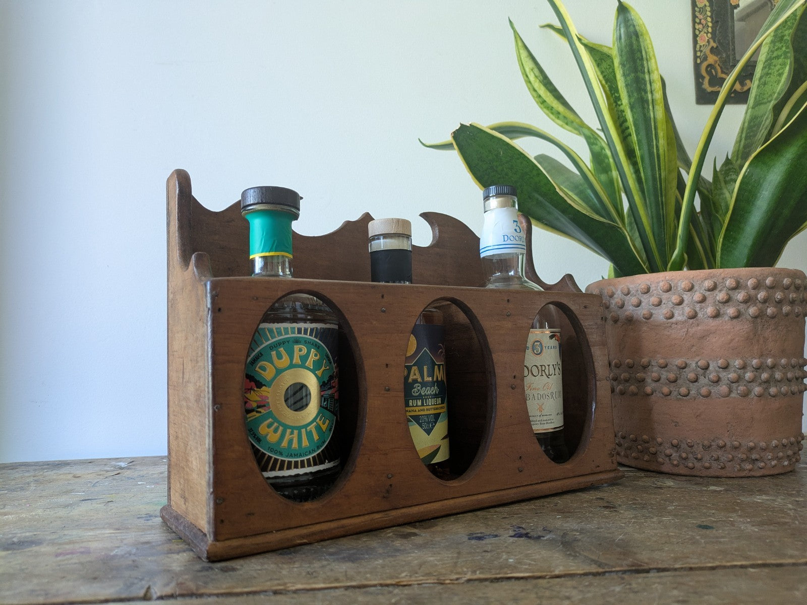 RUSTIC SECTIONAL WOODEN GOTHIC CHURCH STYLE CANDLE BOX WALL SCONCE DISPLAY DECOR