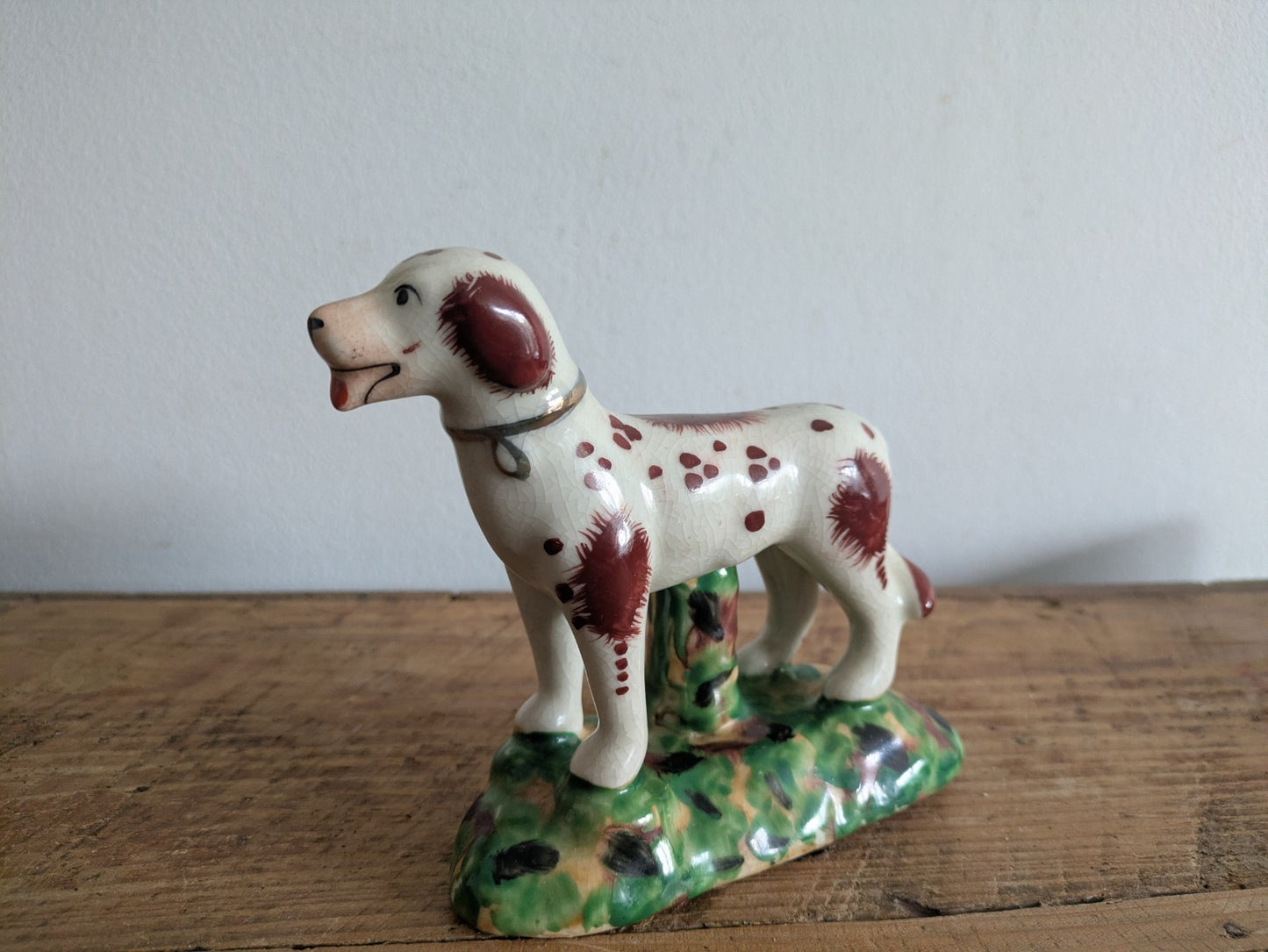 Staffordshire Dog Figure Ornament Victorian Mantel Art Antique 19th 20th Century