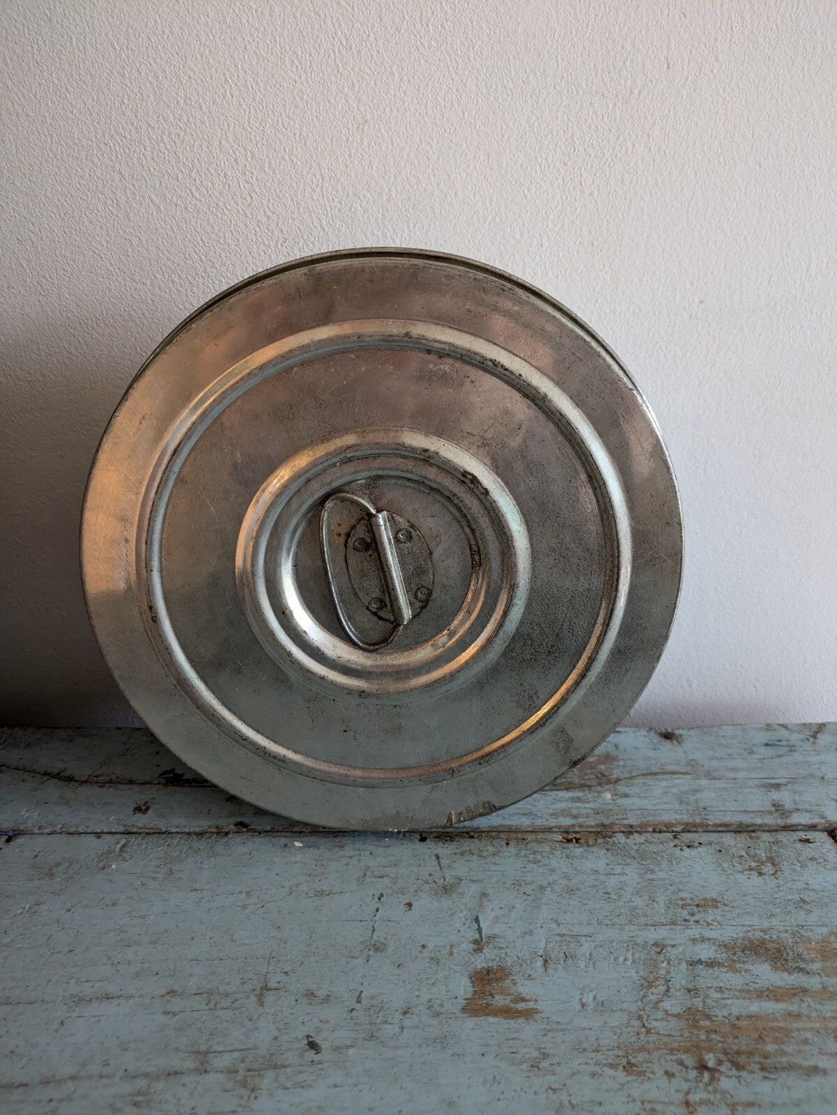 Vintage Bundt Cake Pan Aluminum Mold Jelly Baking Prop Lid Original Kitchen Vgc