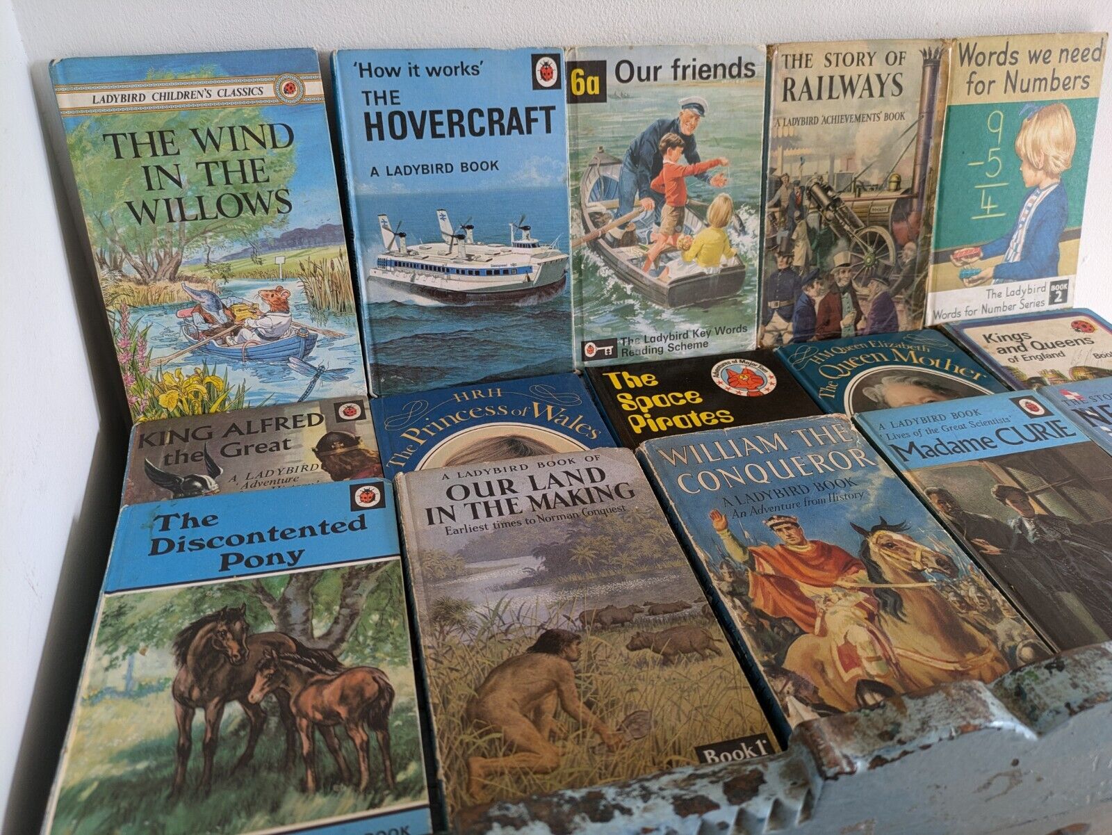 23x Ladybird Books BLUE Job Lot Mixed Collection Bundle Vintage For Children 