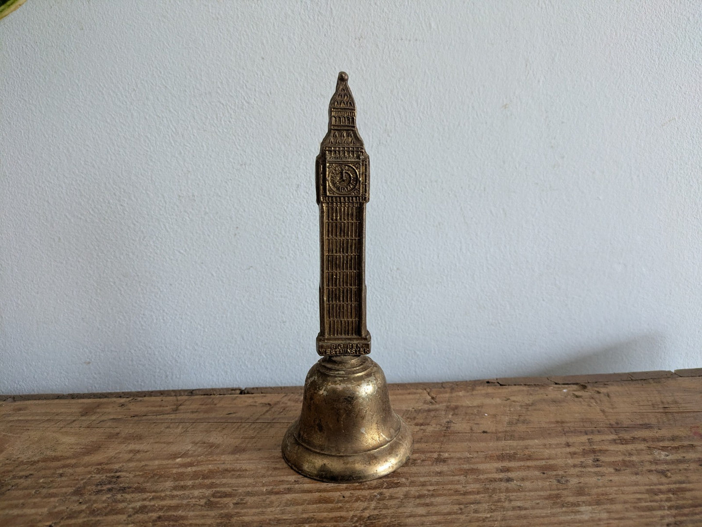Brass "Big Ben Westminster" Collectible Bell Building London Parliament Gift Vtg
