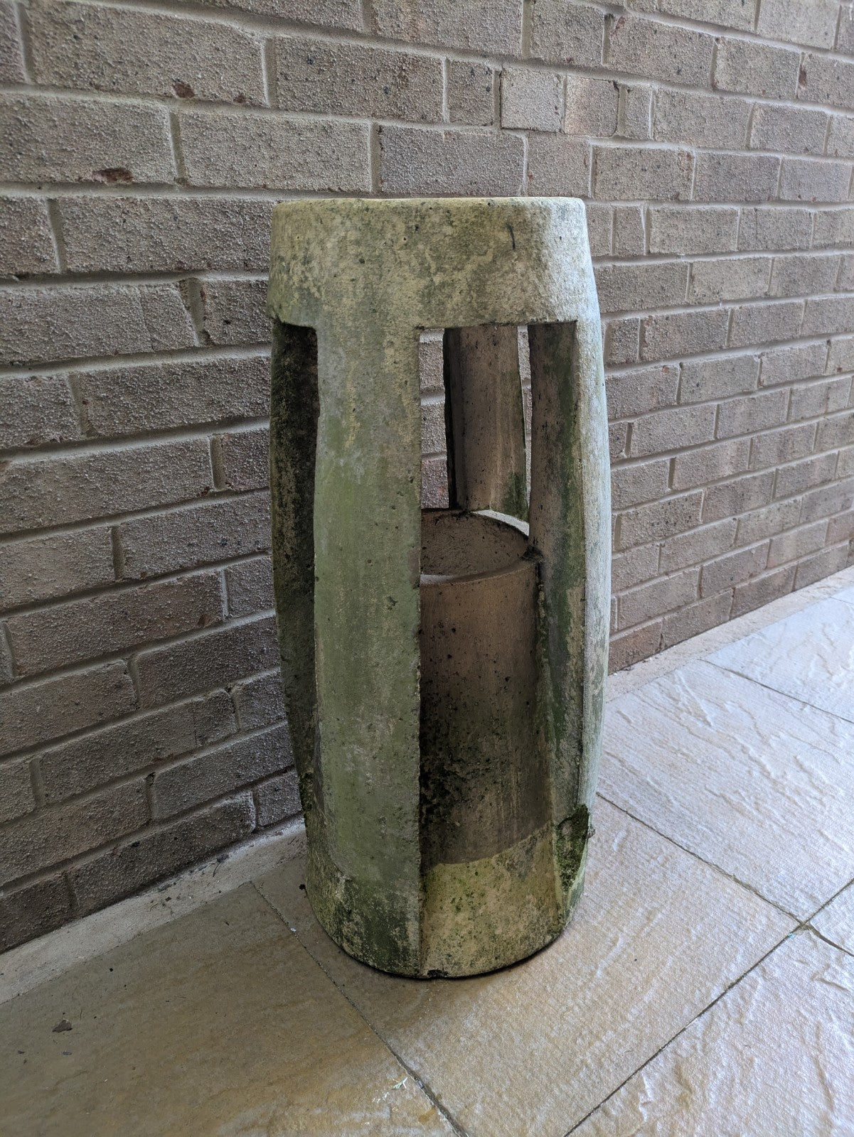 chimney pot Bird Feeder bath Fawcett Patent Down Draught Preventing Chimney Pot