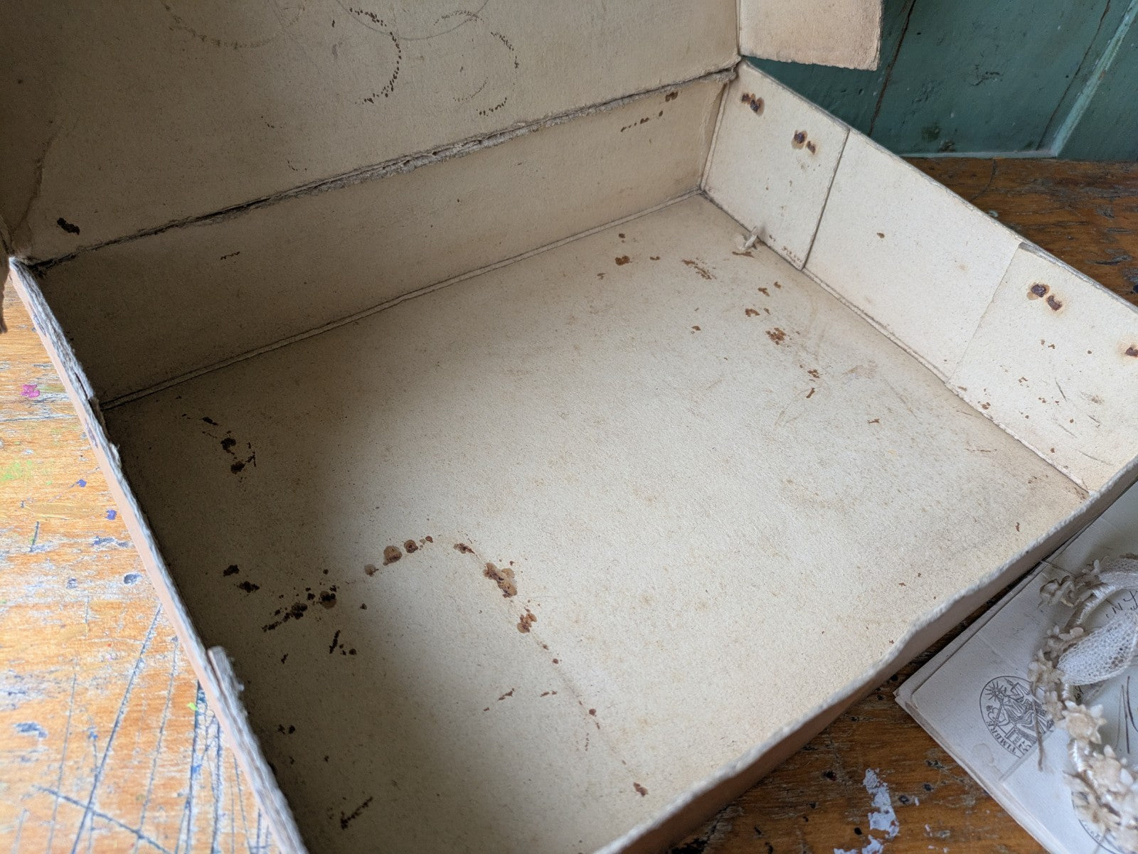 Cookeen Box Vintage Packaging Kitchenalia Food Advertising Cakes Pastries Prop