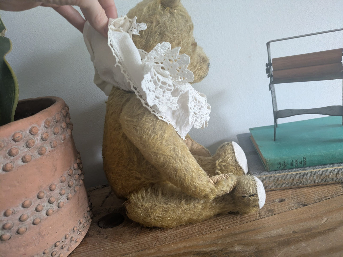 Antique Old Vintage Mohair Germany Bear 1930s Growler 40cmH Toy Teddy Bear Prop