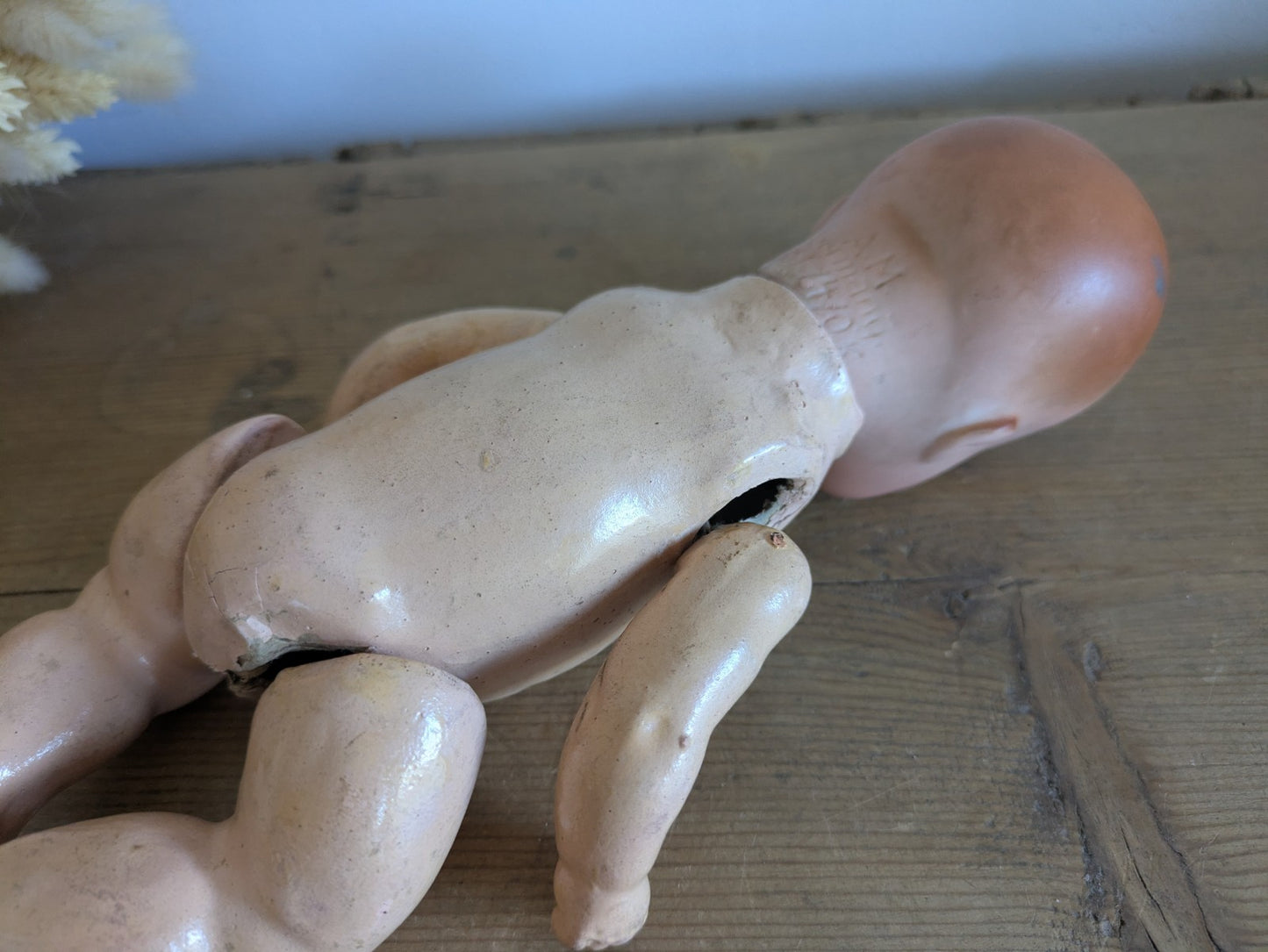 Armand Marseille Am Germany Antique Bisque Doll Baby Composite Body 351/4/0k Vtg