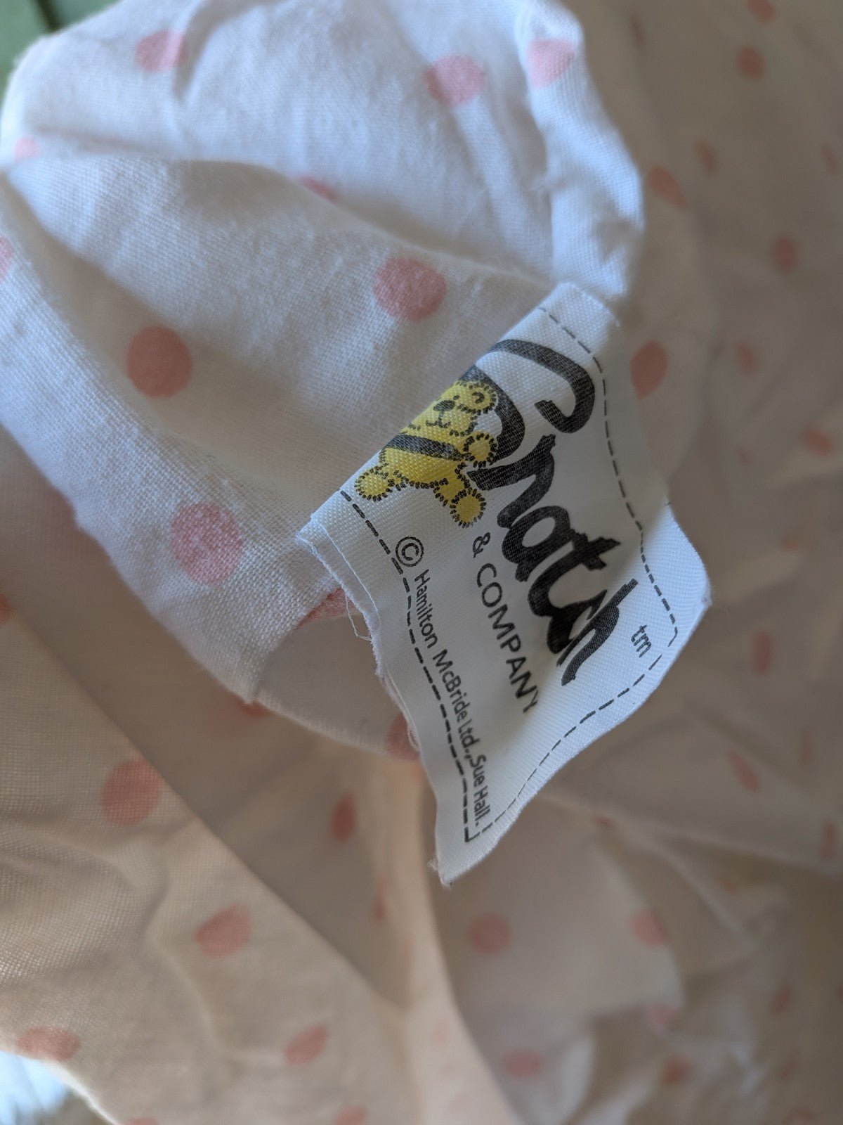 Snatch Dog Duvet Cover Pillowcase Vintage 90s Sue Hall Spots Fabric Set Sheet