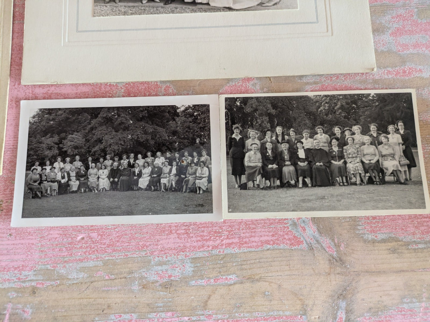 4 Antique Photograph Art Deco Headdress 1920s 30s Wedding Photos Lot Black White