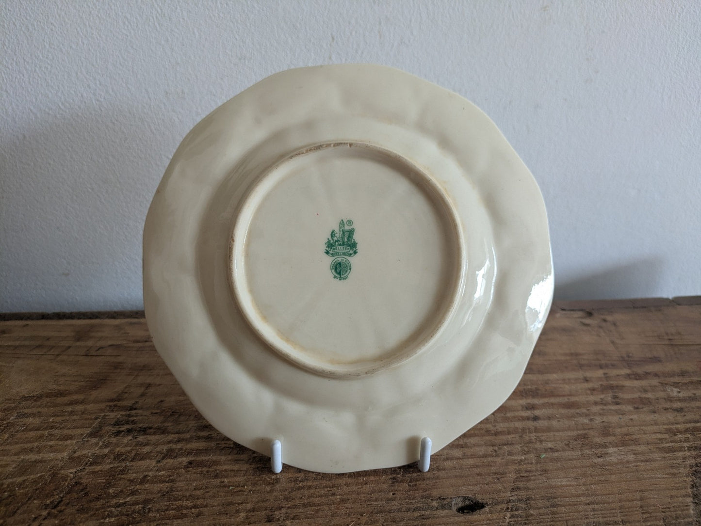 BELLEEK SHELL Bread & Butter 6.5" diameter Plate Dish Ireland Mary Rare China