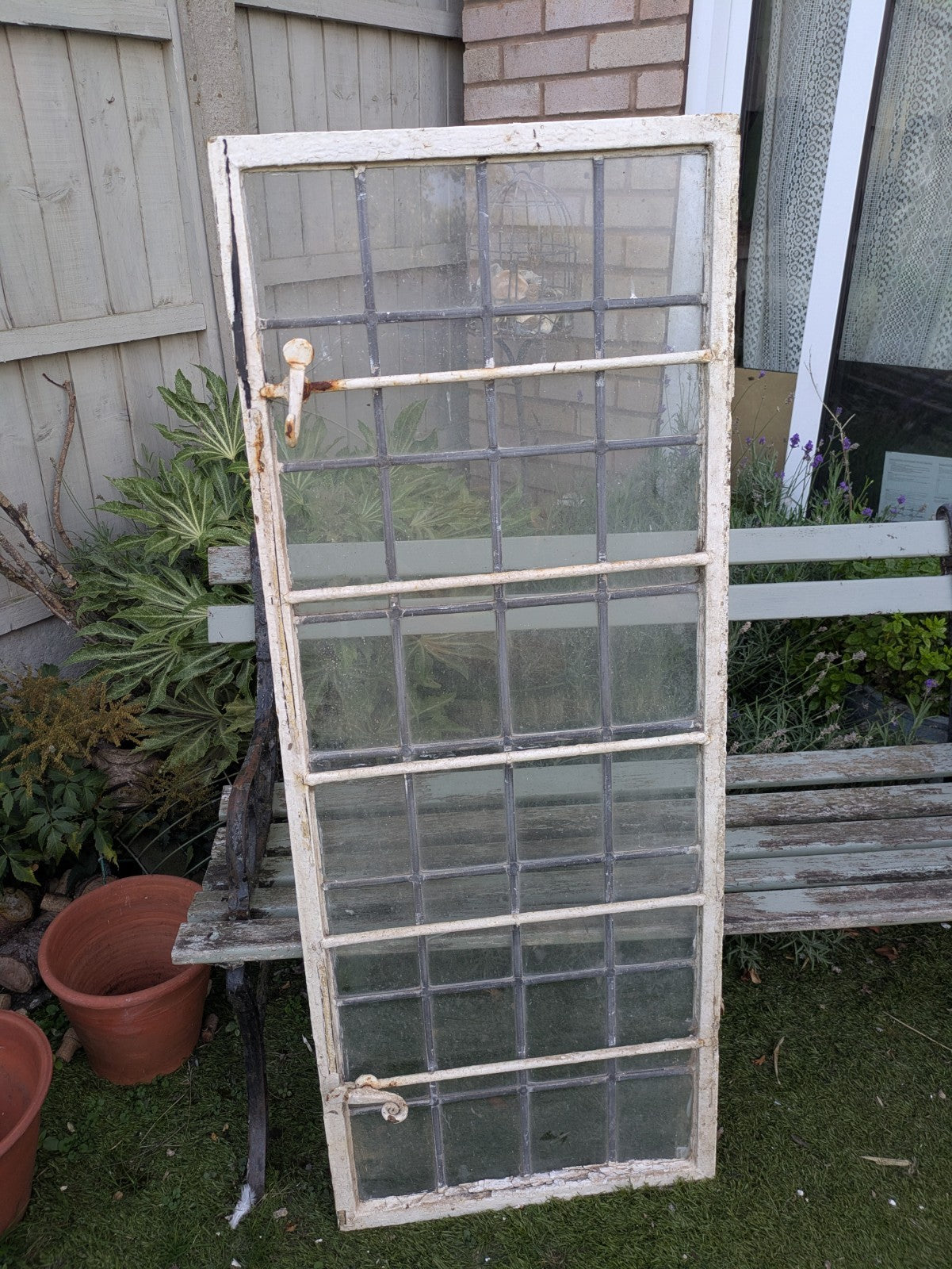 Crittall Steel Window 1930s Monkey Tail Handle Antique Vintage Reclaimed Salvage