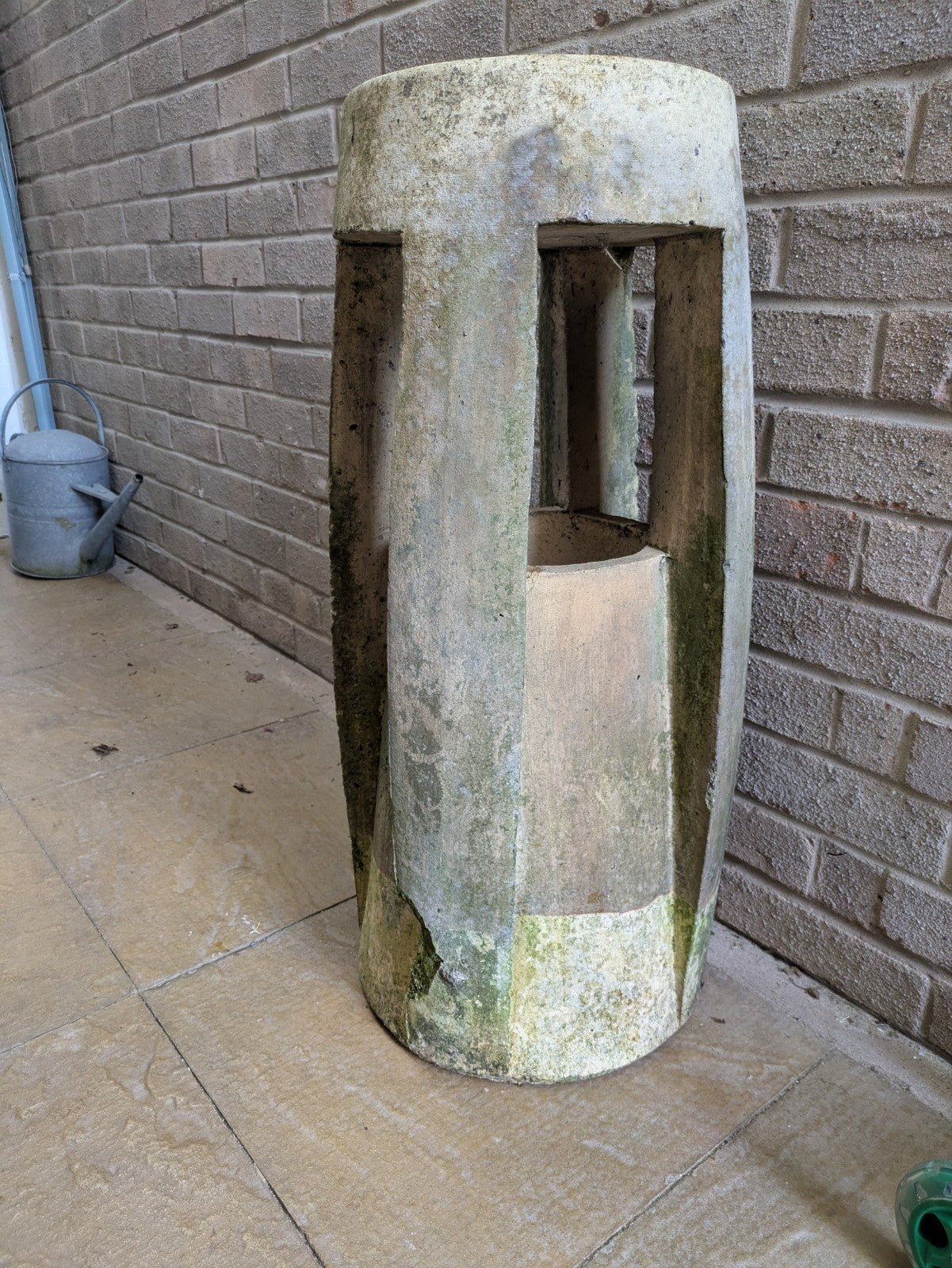 chimney pot Bird Feeder bath Fawcett Patent Down Draught Preventing Chimney Pot