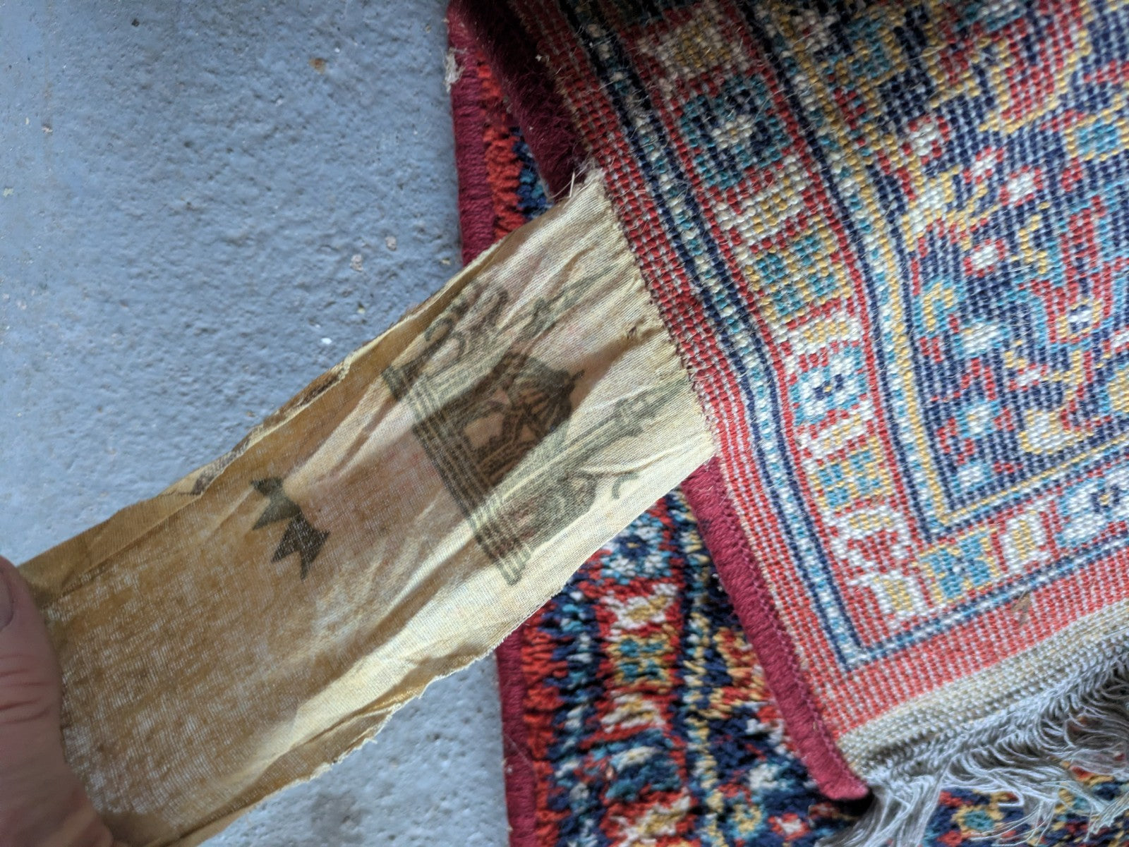 Quality Vintage Bokhara Hand Woven Silk Hanging Jahore Rug 132.5x 180cm Carpet 