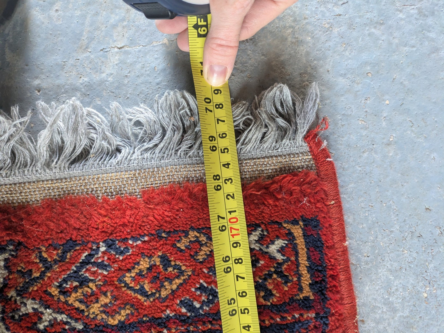 Quality Vintage Bokhara Hand Woven Silk Hanging Jahore Rug 132.5x 178cm Carpet 
