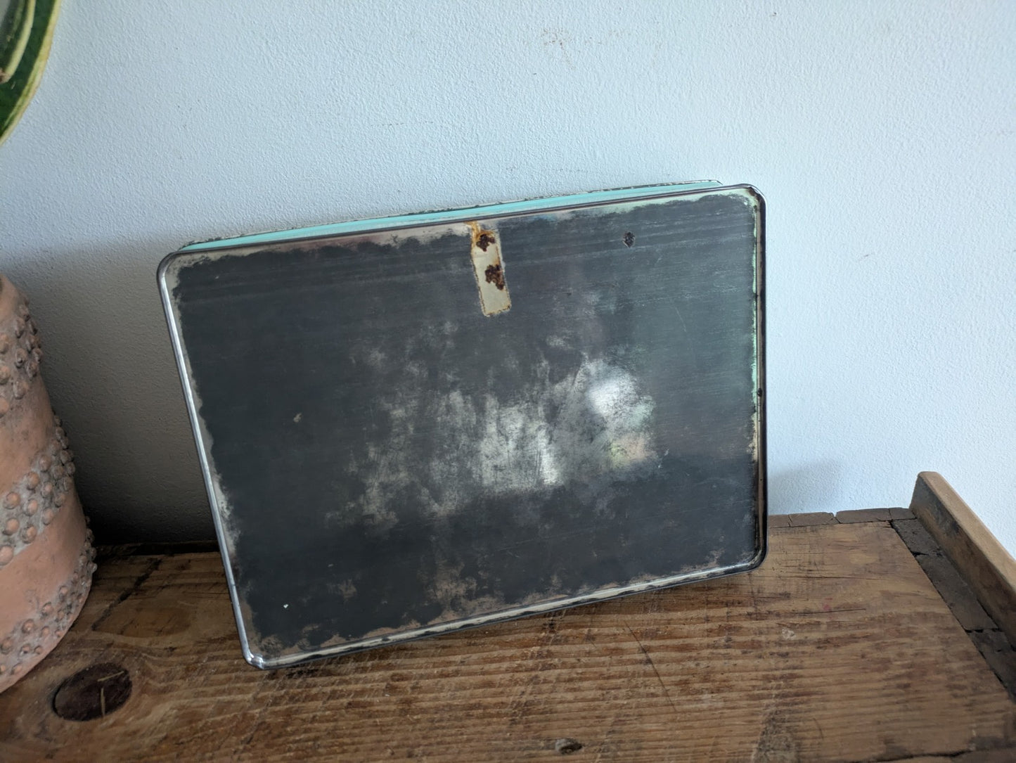 Vintage New Era First Aid Tin Metal Box Storage Prop Medical Retro Bathroom Old