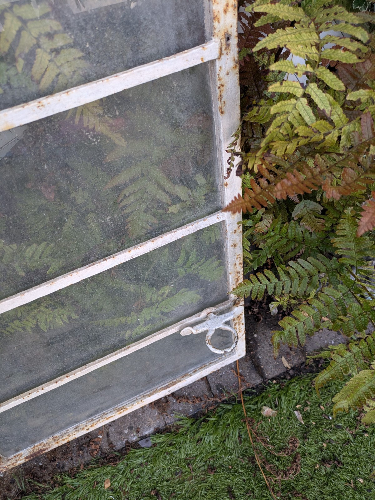Art Deco Steel Window 1930s Antique Vintage Reclaimed Salvage Glass Crittall
