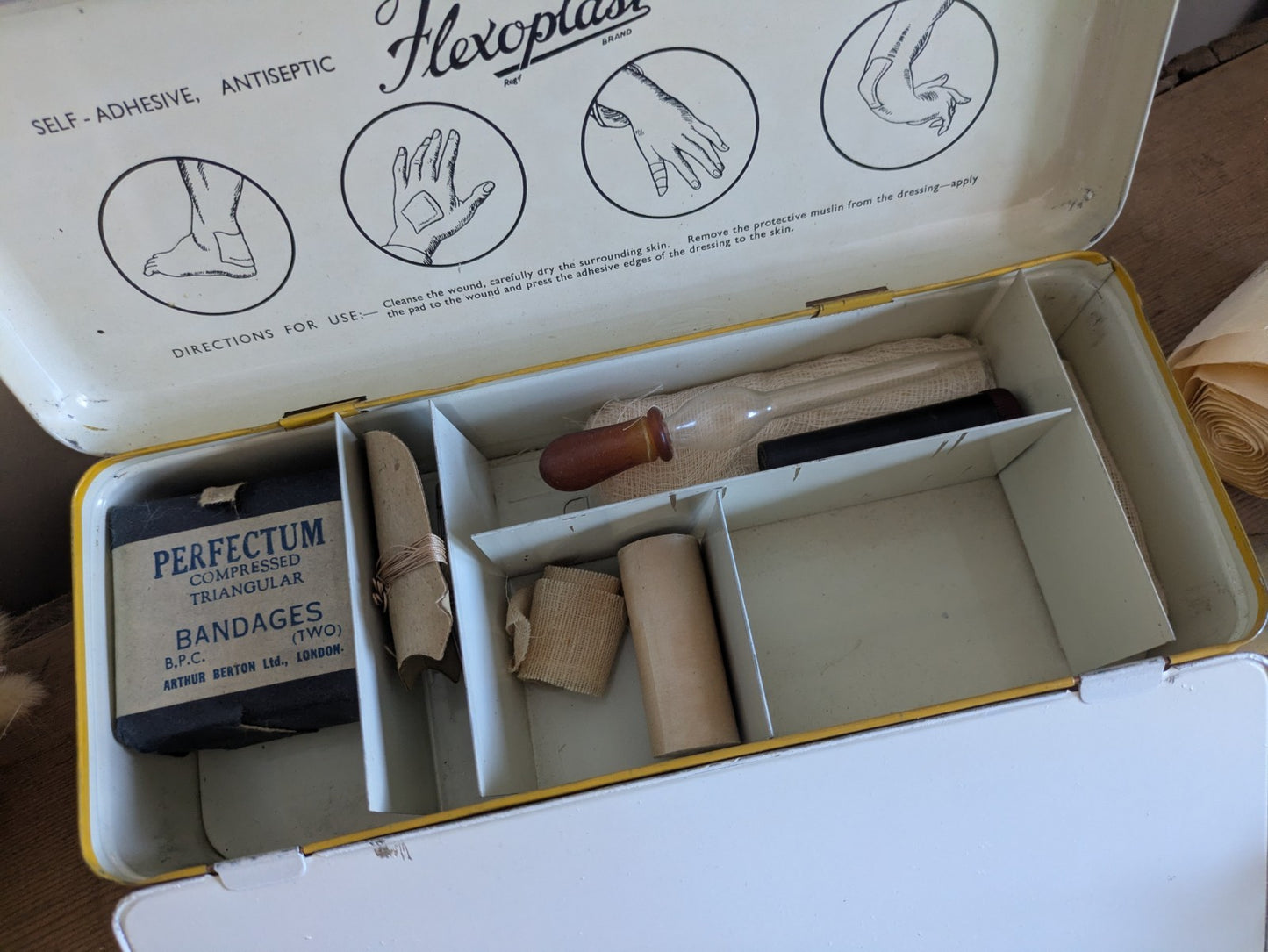 Vintage Flexoplast Doctors Set 1950s With Contents Mid Century Original Prop Vgc