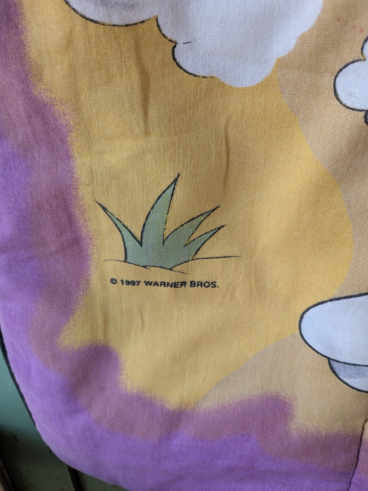Child’s Looney Tunes Sleeping Bag Vintage Retro Taz Tweedy Pie Bugs Bunny Daffy
