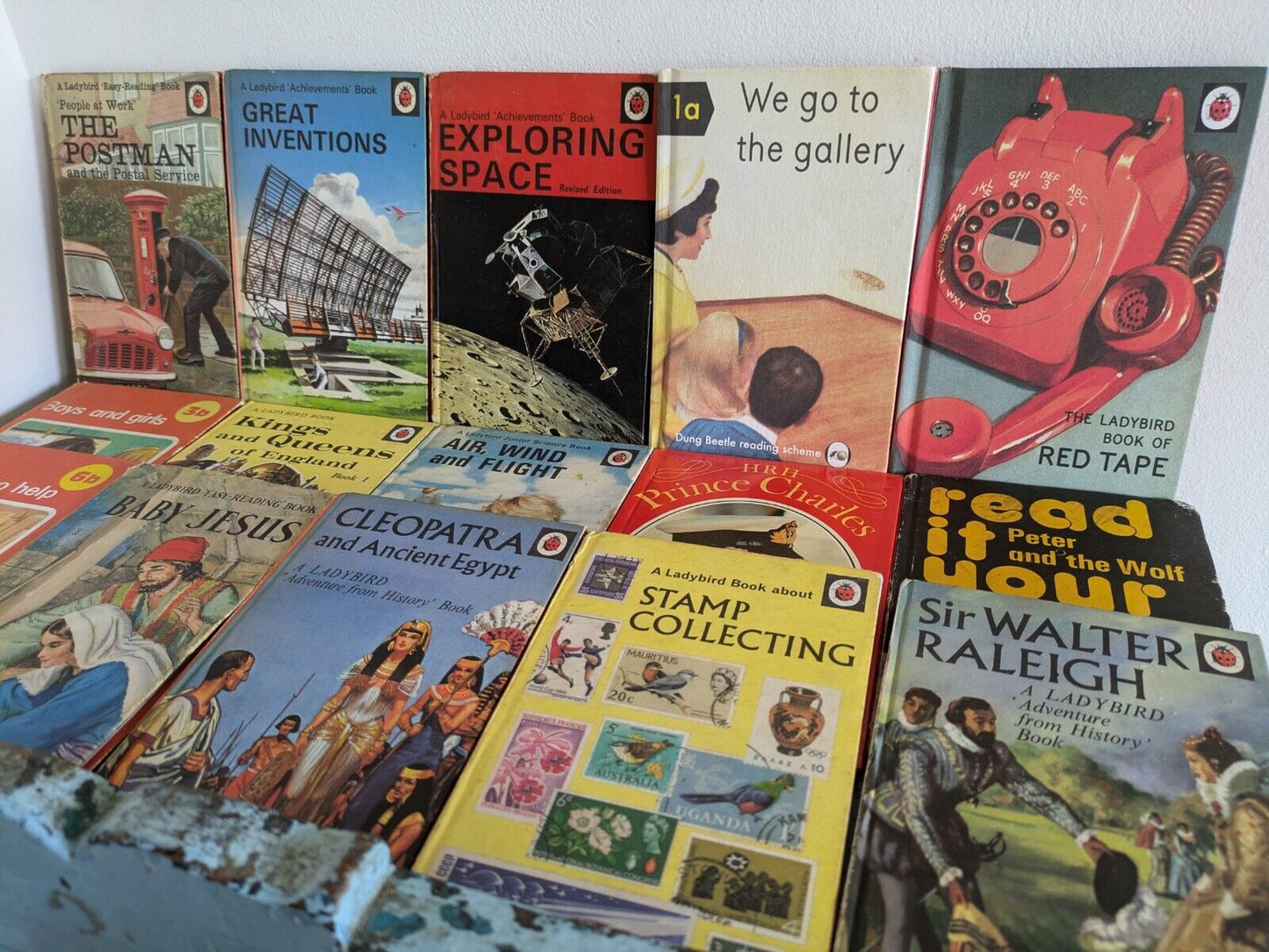 38x Ladybird Books RED Job Lot Mixed Collection Bundle Vintage For Children 