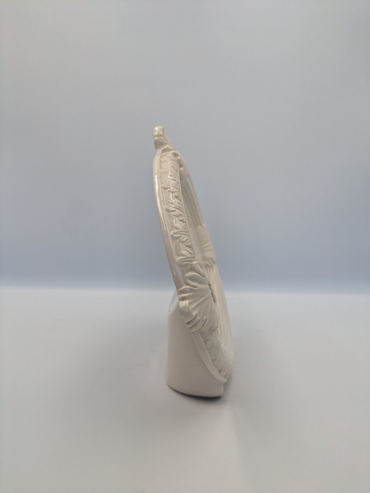 Rare Rita Dal Pra Oval Vase White Vintage Italy Mano R Eredi Nove Vicenza White