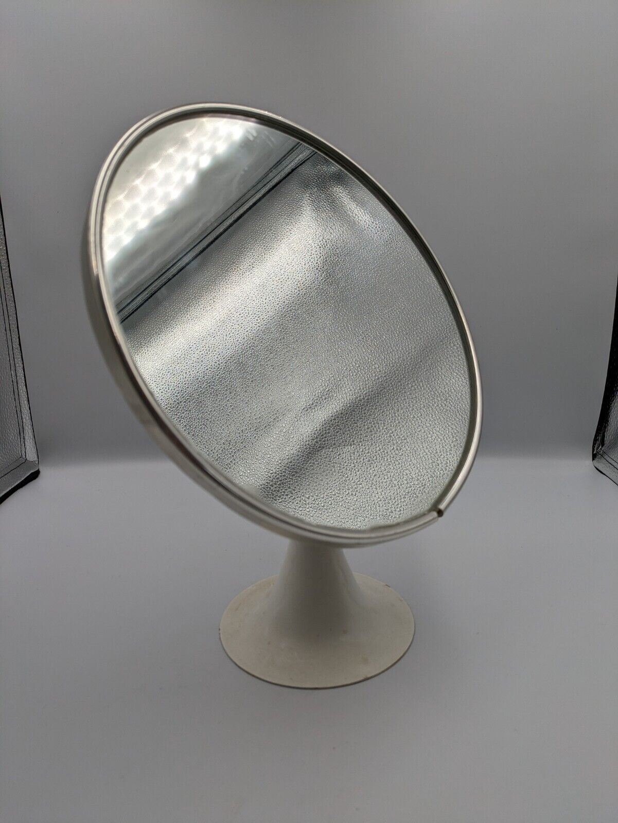 Midcentury Vtg Retro Durlston Designs Freestanding Metal Mirror 60s/70s Vanity