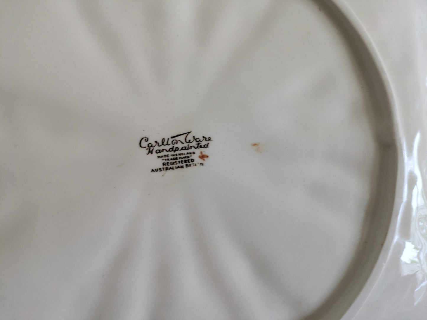 Vintage Carlton Ware Platter Lobster on Lettuce Hand Painted England Large Vgc 
