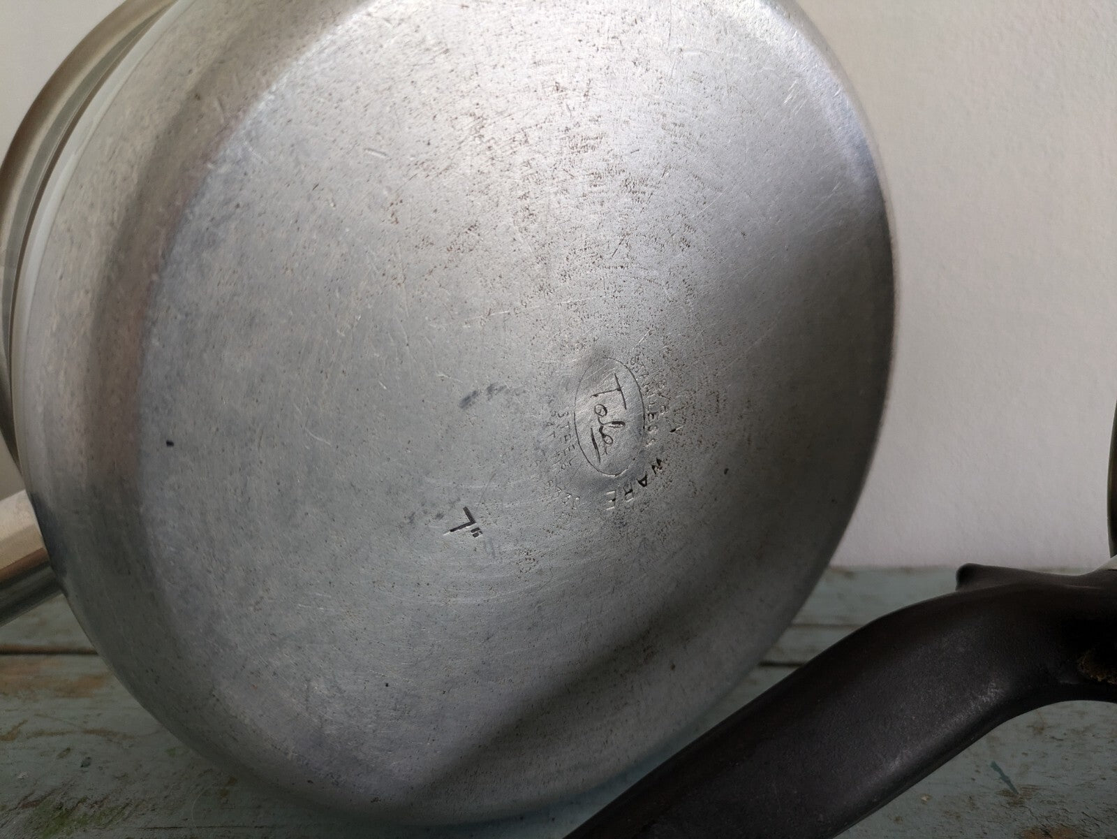 2x Tala Queen Ware Stainless Steel Cookware Stock Pot Saucepan w/lid Pair Prop