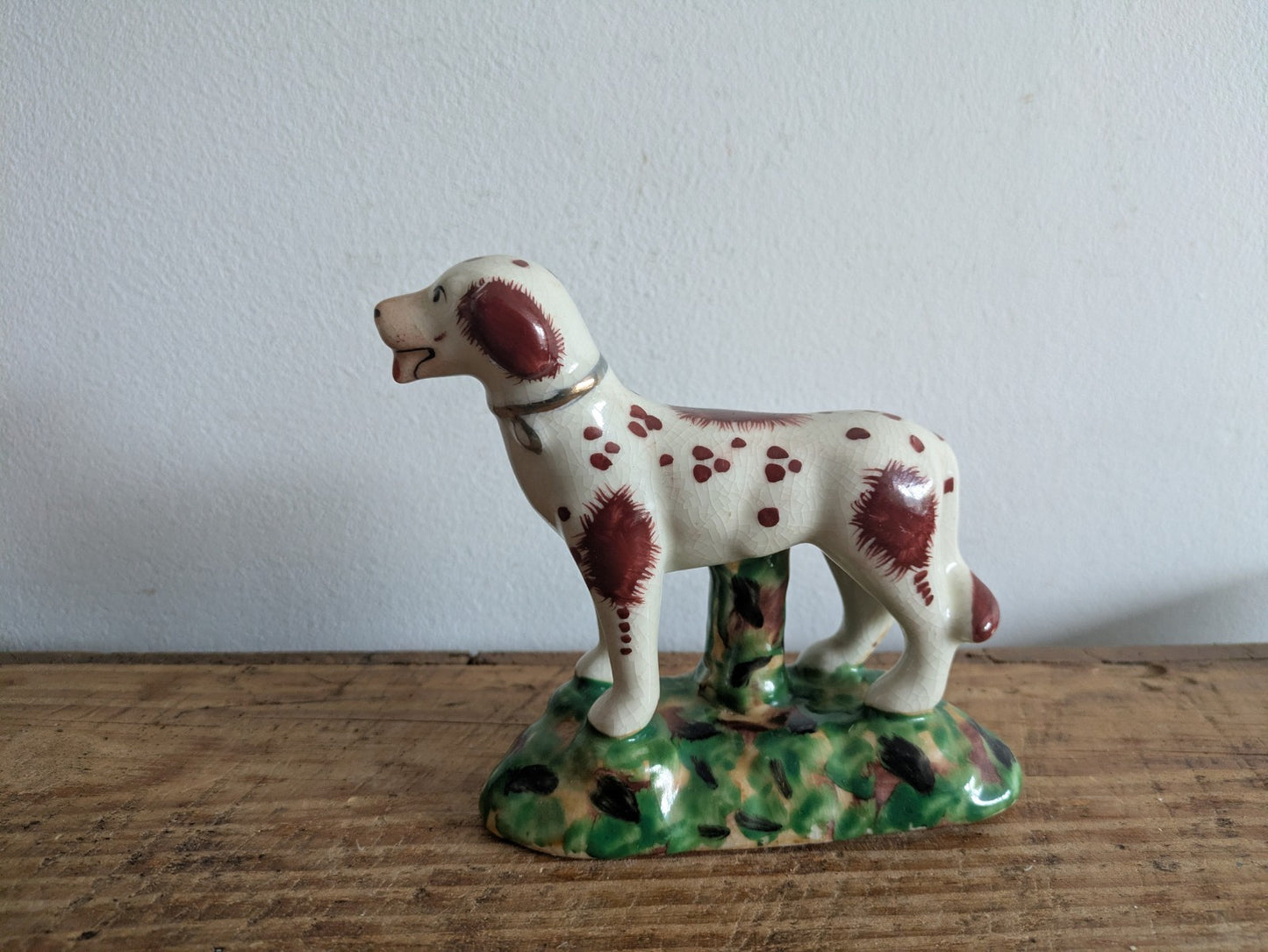 Staffordshire Dog Figure Ornament Victorian Mantel Art Antique 19th 20th Century