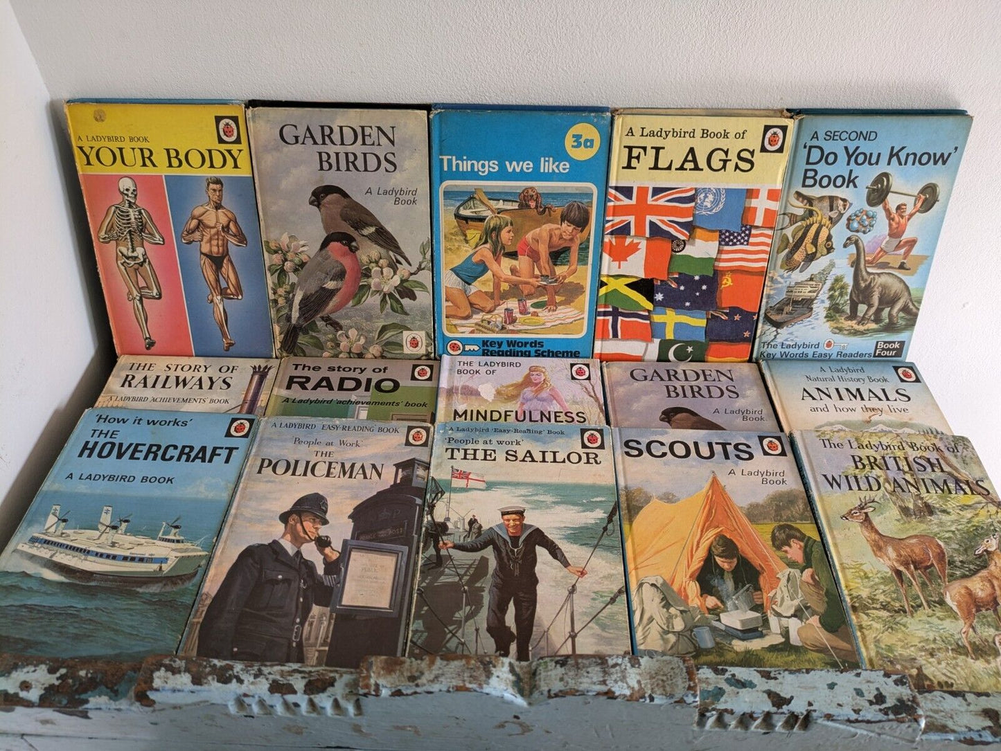 23x Ladybird Books BLUE Job Lot Mixed Collection Bundle Vintage For Children 