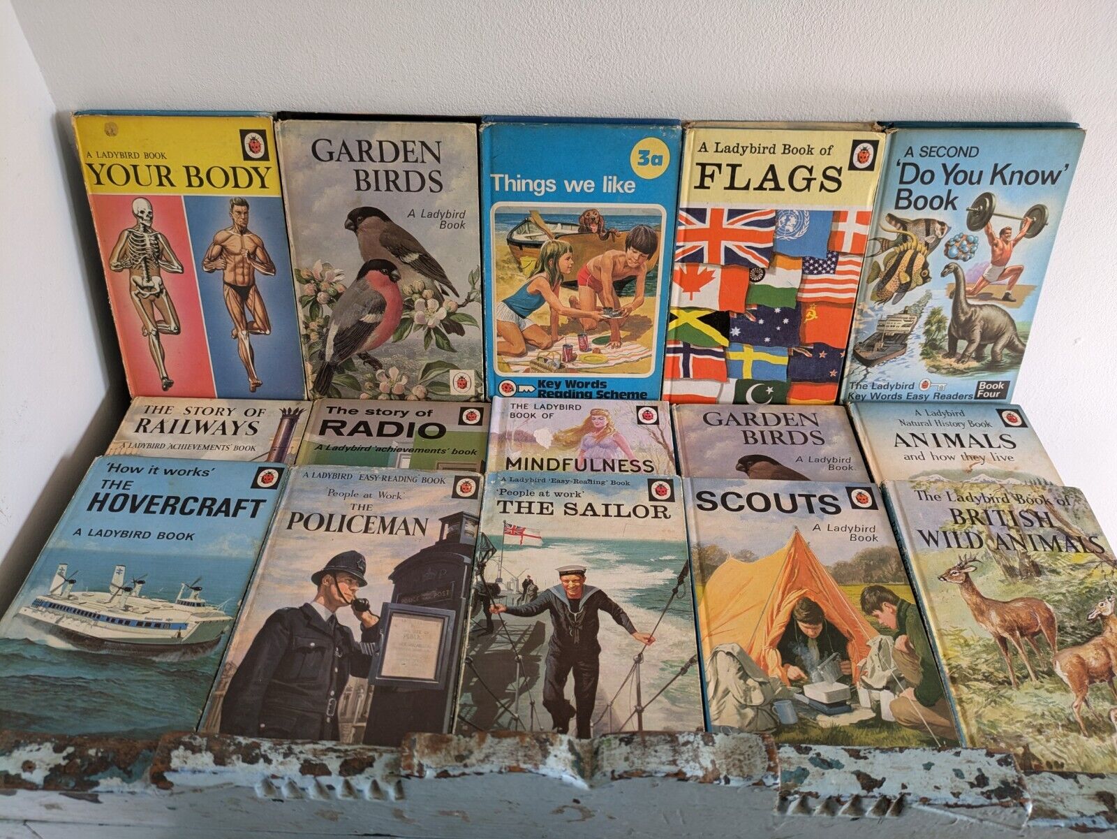 23x Ladybird Books BLUE Job Lot Mixed Collection Bundle Vintage For Children 