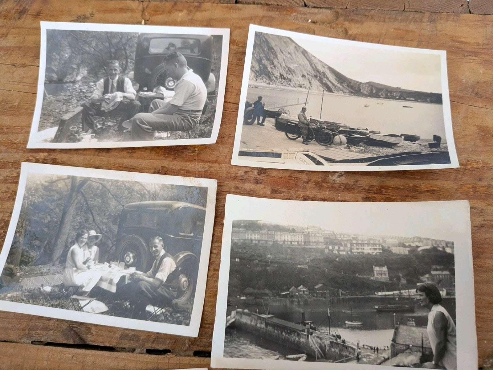 Vintage Photographs Ephemera Postcard Lot Watford Family Holiday Photos Vgc Old