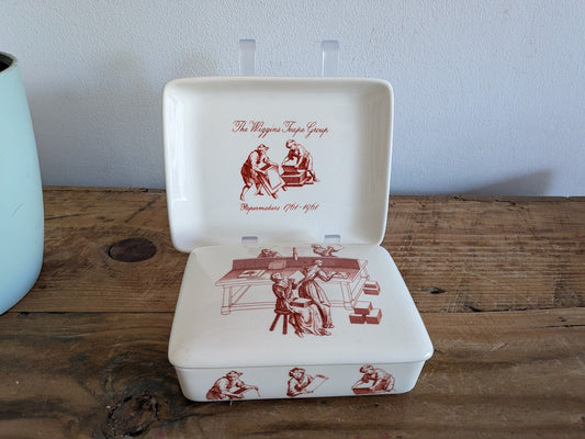 Wedgewood The Wiggins Teape Group Papermakers 1761-1961  Butter Dish Lid Tray 