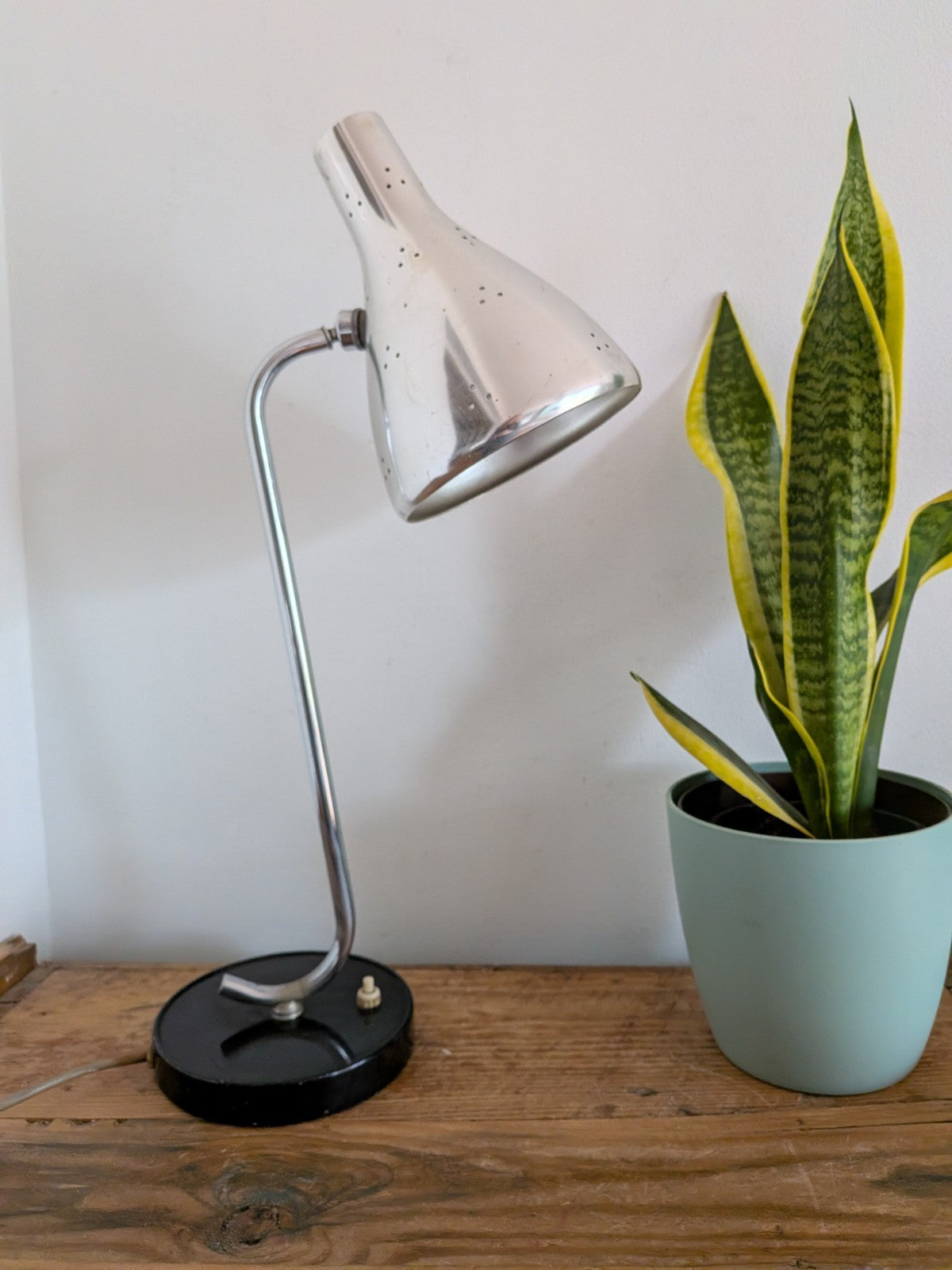Anglepoise Prescolite Chrome Desk Lamp 1950s Mid Century Modernist Bakelite Rare