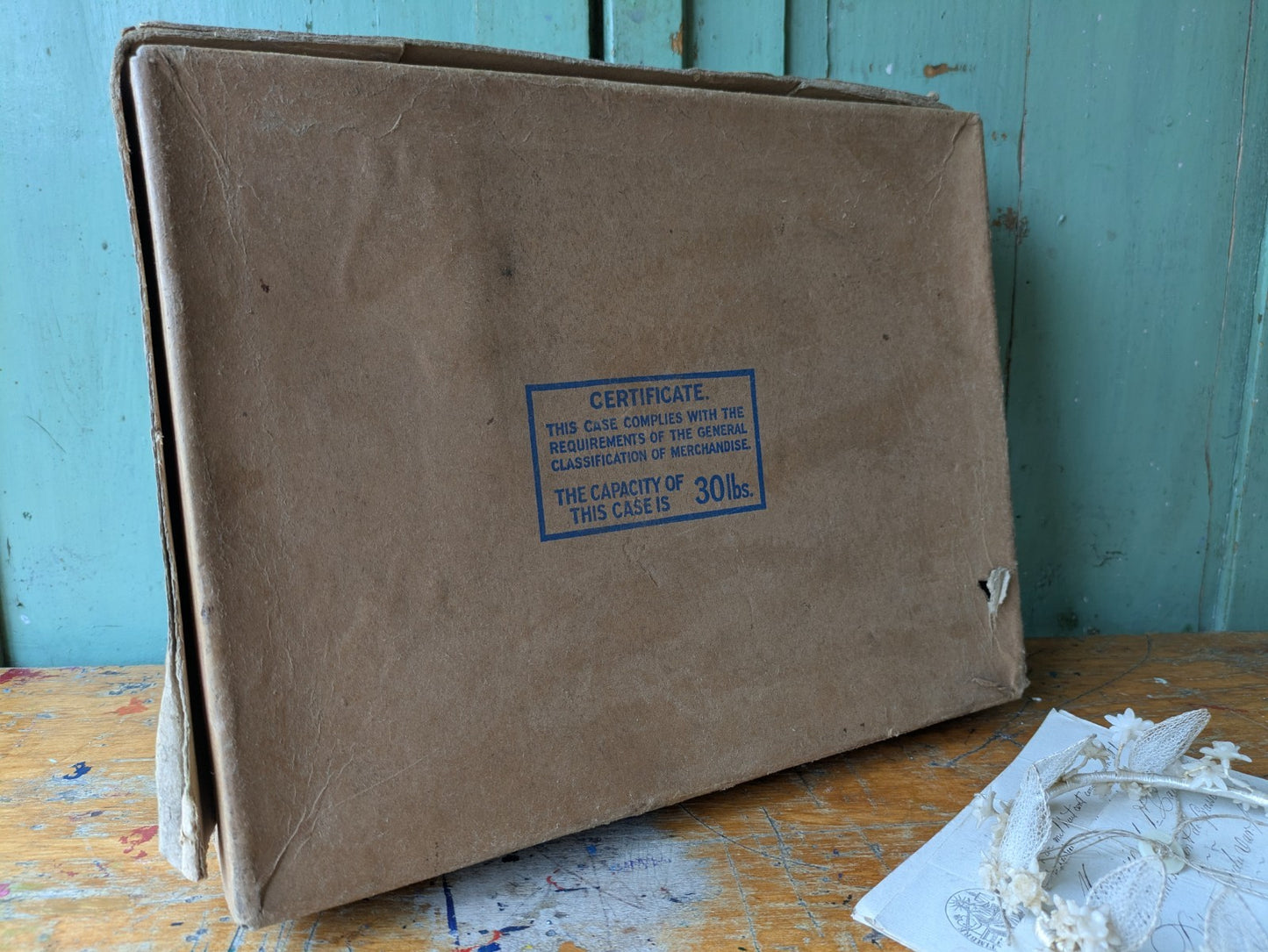 Cookeen Box Vintage Packaging Kitchenalia Food Advertising Cakes Pastries Prop