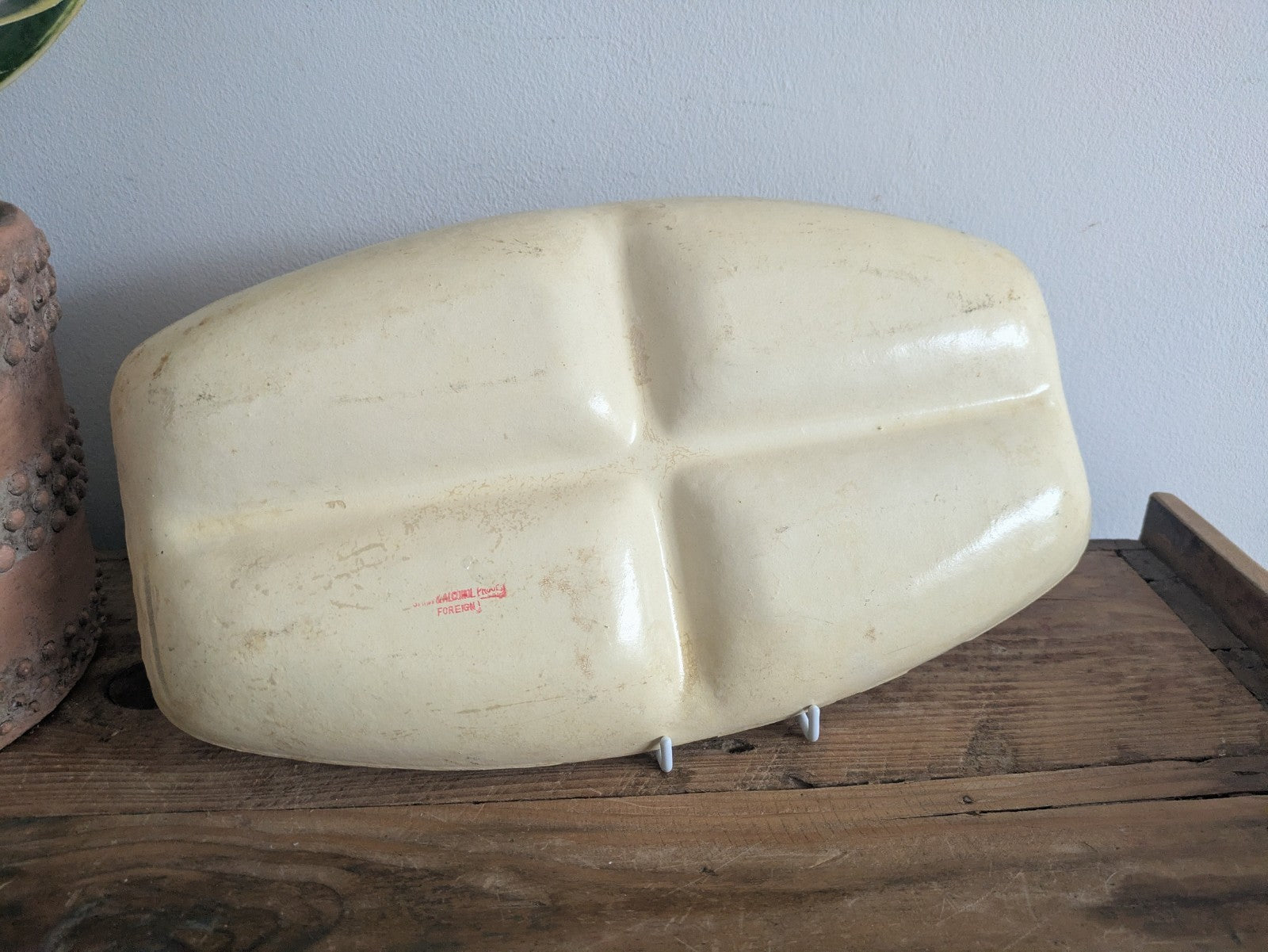 1950s Kitsch Sectional Tray Classic Decoration Fruit Bottles Grapes Retro Prop