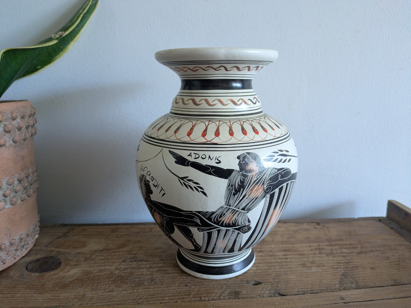 Museum Copy Rhodes Korrinthian Classical Period Pottery Vase Hand Made Modern