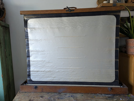 Houghton Butcher MFG Co Ensign Auto Screen Projector Screen London WW1 Boxed VGC