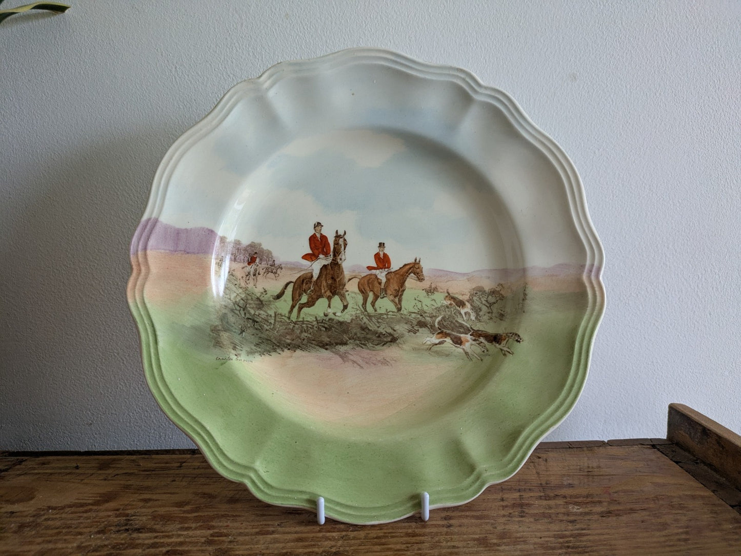 Vintage C Simpson Royal Doulton Series Ware 'In The Vale' Dinner Plate D6326 Vgc