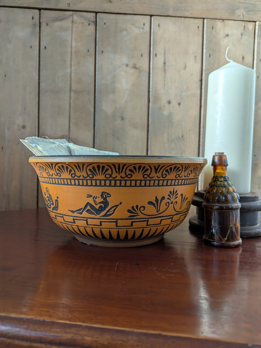 Rogild Danmark 203 vintage large Denmark ceramic bowl planter Neoclassical Vgc
