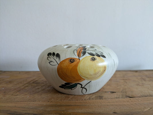 VTG Deco E Radford Pottery Posy Bowl Holder Vase Flower Arrangements Pot Pourri 